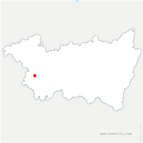 carte de localisation de Saint-Ouen-lès-Parey