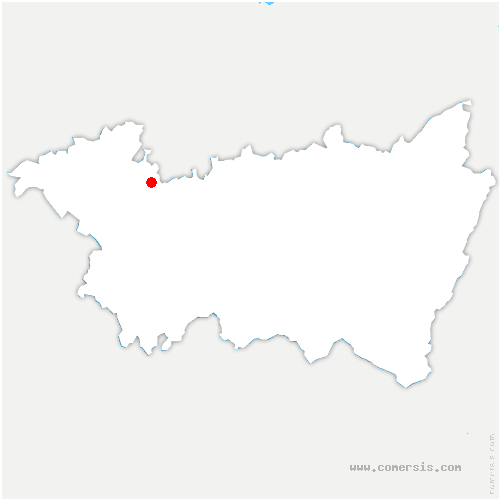 carte de localisation de Saint-Prancher