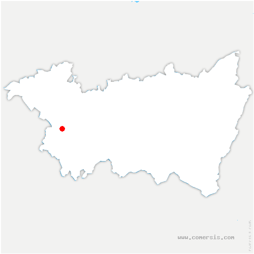 carte de localisation de Saulxures-lès-Bulgnéville