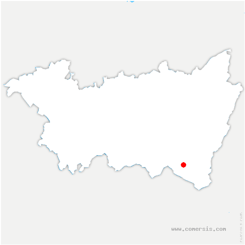 carte de localisation de Saulxures-sur-Moselotte