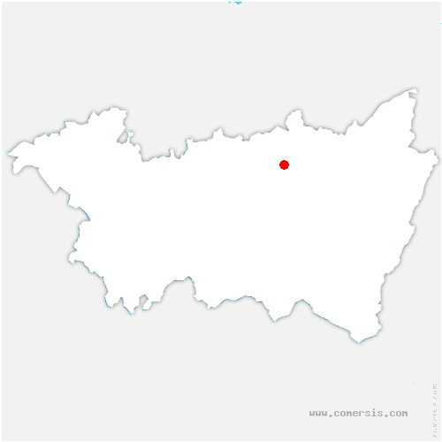 carte de localisation de Semilly