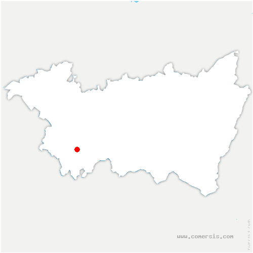 carte de localisation de Serocourt
