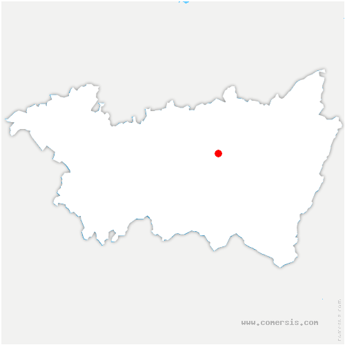 carte de localisation de Vaudéville