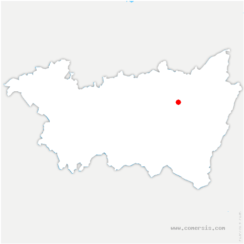 carte de localisation de Vaudrecourt