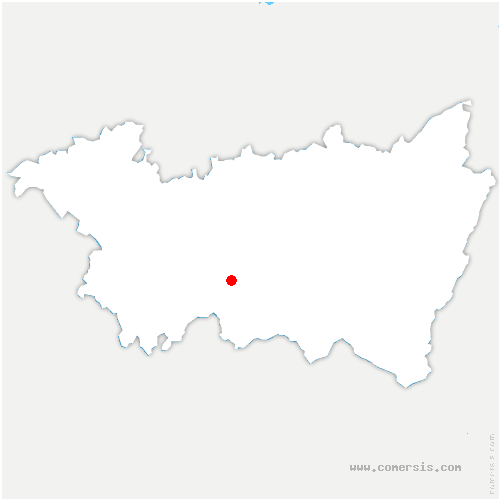 carte de localisation de Vioménil
