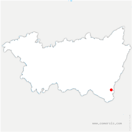 carte de localisation de Voisey
