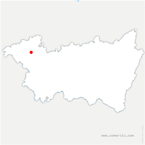 carte de localisation de Vouxey