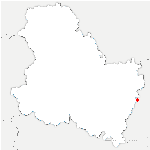 carte de localisation de Aisy-sur-Armançon