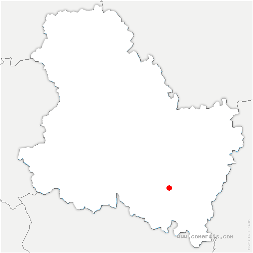 carte de localisation de Annay-la-Côte