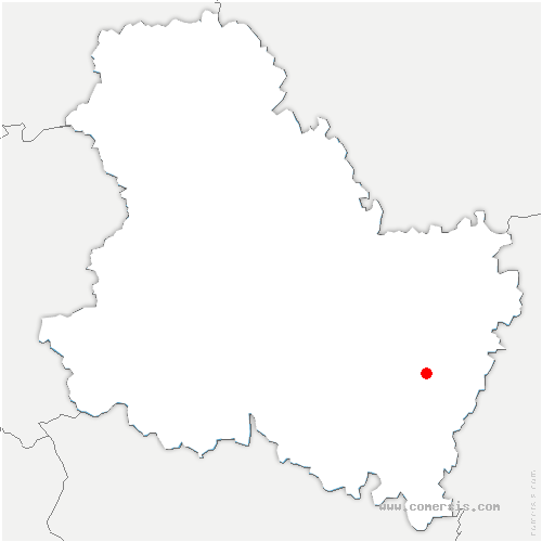 carte de localisation de Annoux