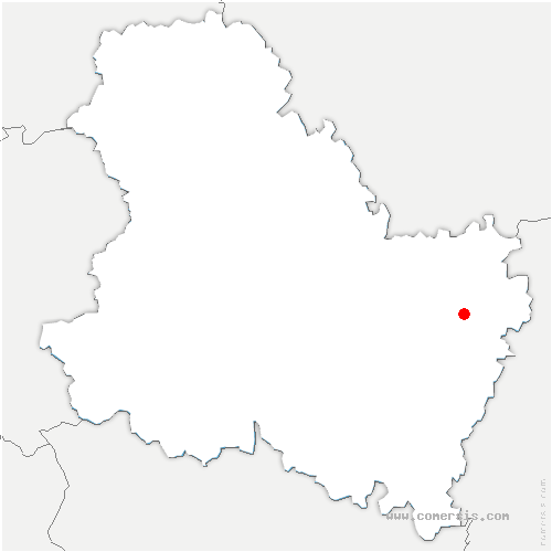 carte de localisation d'Argenteuil-sur-Armançon