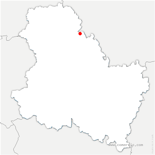 carte de localisation d'Asnois