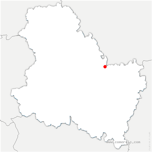 carte de localisation de Bernouil