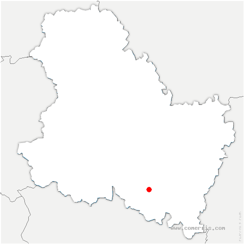 carte de localisation de Blannay