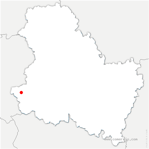 carte de localisation de Bléneau
