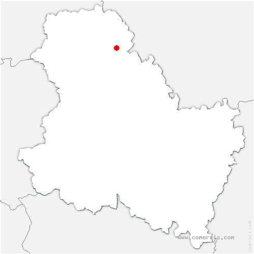 carte de localisation de Breugnon
