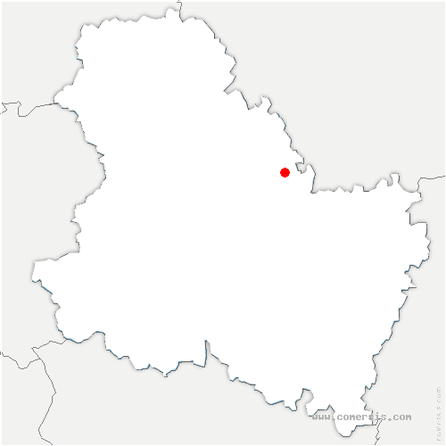 carte de localisation de Butteaux