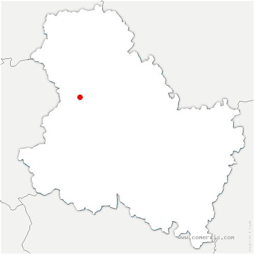 carte de localisation de Celle-Saint-Cyr