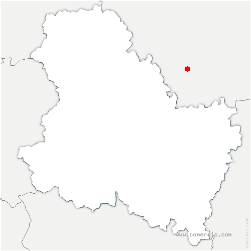 carte de localisation de Chalaux