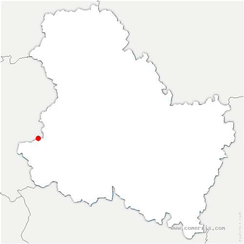 carte de localisation de Champcevrais