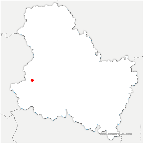 carte de localisation de Champignelles