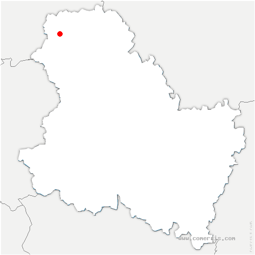 carte de localisation de Champigny