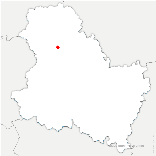 carte de localisation de Champlemy