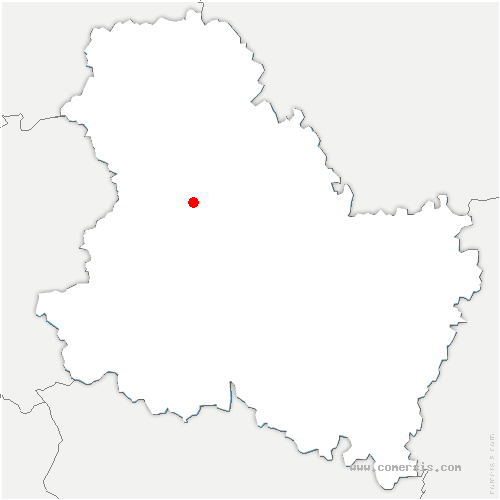 carte de localisation de Chamvres