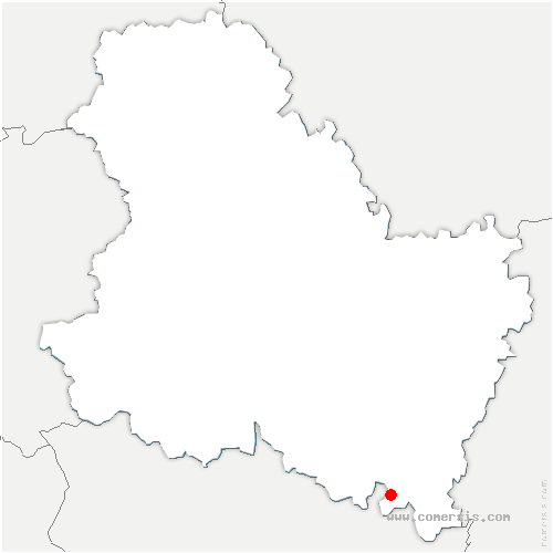 carte de localisation de Chastellux-sur-Cure