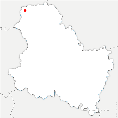 carte de localisation de Chaumont