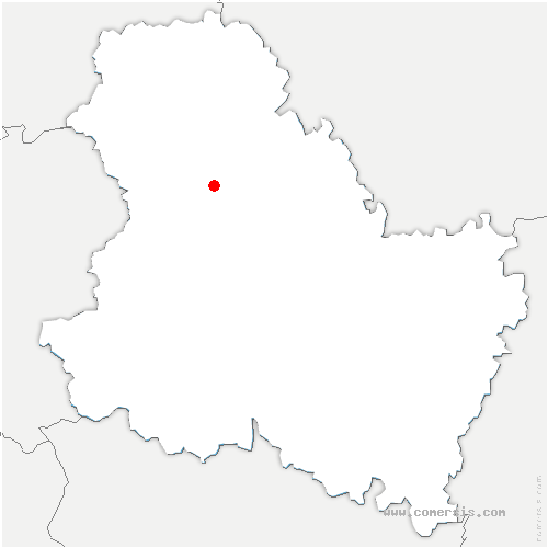 carte de localisation de Chazeuil