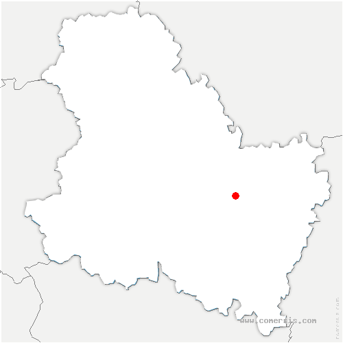 carte de localisation de Chemilly-sur-Serein