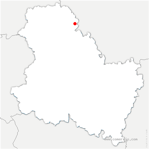 carte de localisation de Chevroches