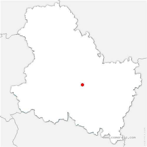 carte de localisation de Chitry