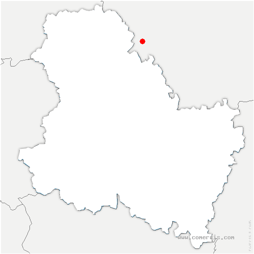 carte de localisation de Dornecy