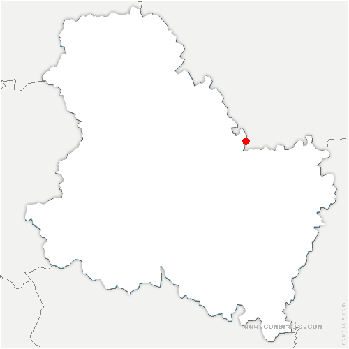 carte de localisation de Flogny-la-Chapelle