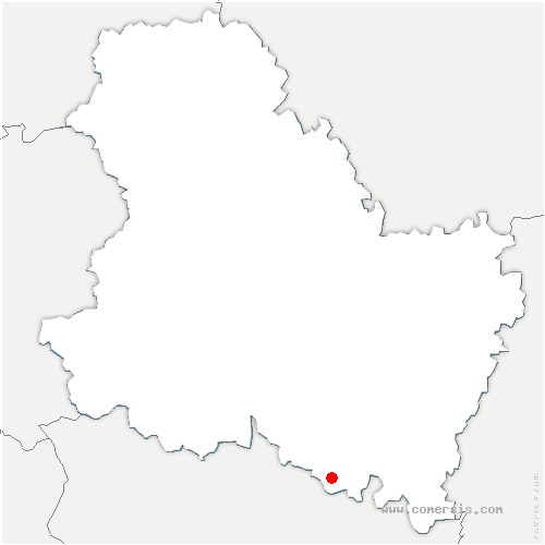 carte de localisation de Foissy-lès-Vézelay