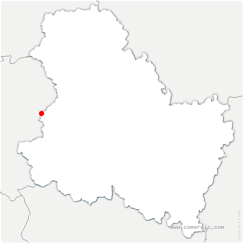 carte de localisation de Fontenouilles