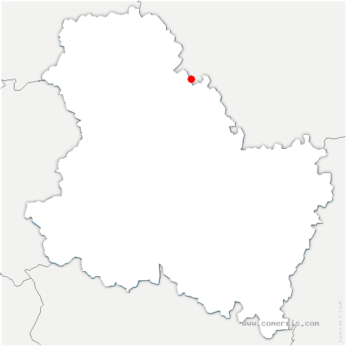 carte de localisation de Fournaudin