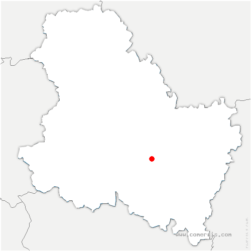 carte de localisation de Irancy