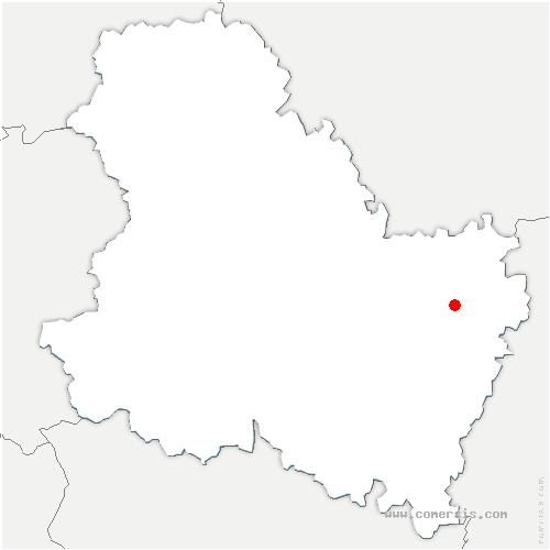 carte de localisation de Lézinnes
