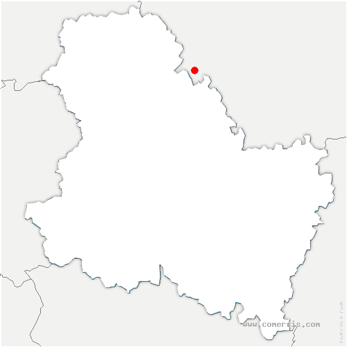 carte de localisation de la Maison-Dieu