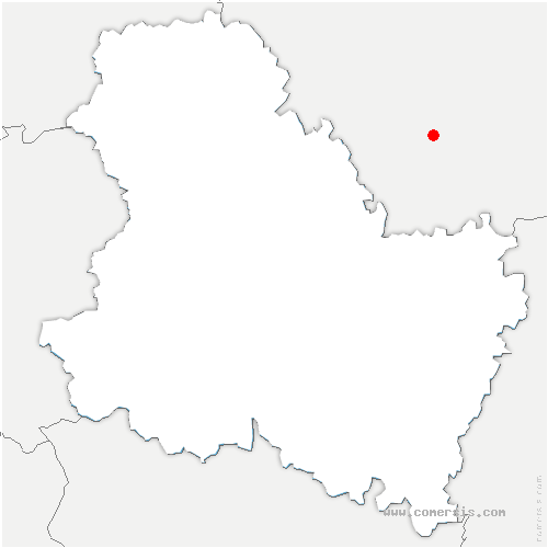 carte de localisation de Marigny-l'Église