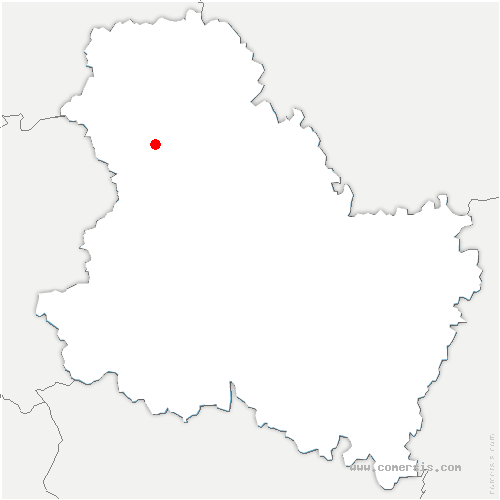 carte de localisation de Marsangy