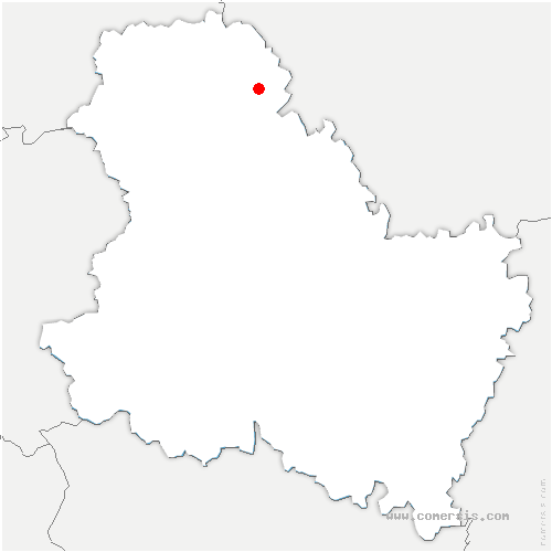 carte de localisation de Molinons