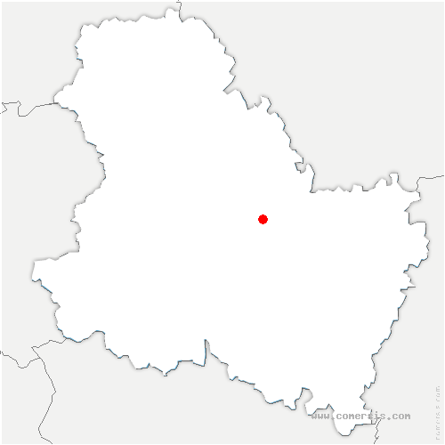carte de localisation de Montigny-la-Resle