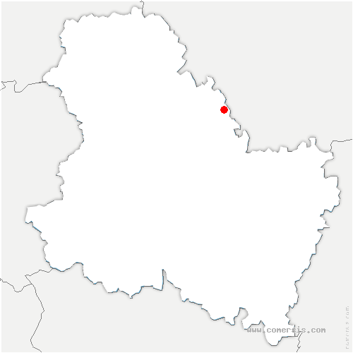 carte de localisation de Neuvy-Sautour