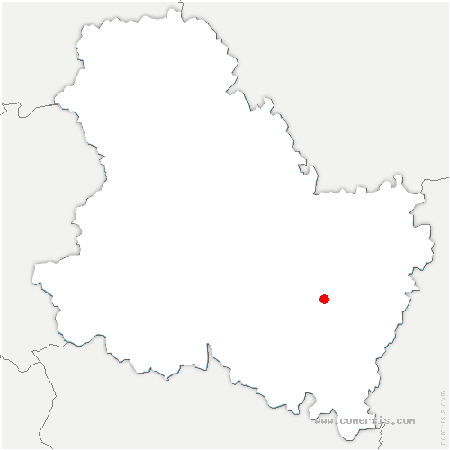 carte de localisation de Nitry