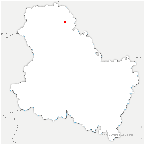 carte de localisation d'Oisy