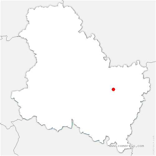 carte de localisation de Poilly-sur-Serein
